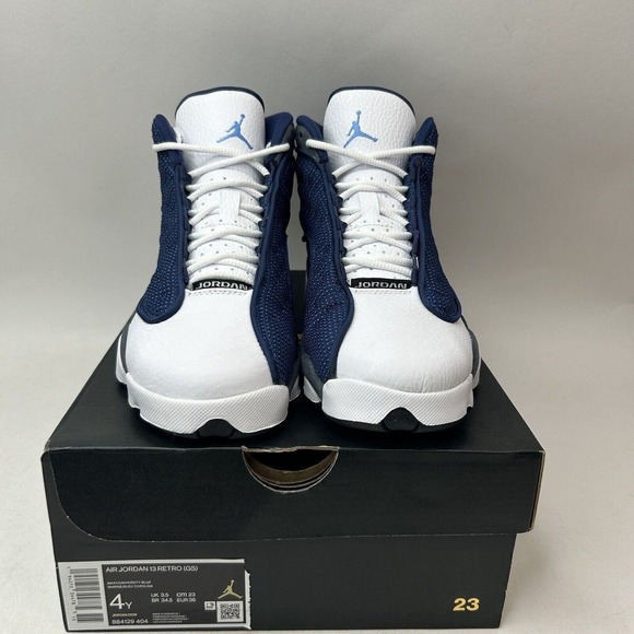 Nike Shoes Air Jordan 13 Retro GS “Flint Navy" 2024 - Picture 2 of 5